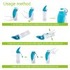 Portable Pet Drinking Fountain Cup with Food Storage Container