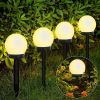 2/4/8 Pack LED Solar Garden Lights, waterproof outdoor pathway and landscape lamps