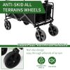 Heavy Duty Collapsible Wagon Cart Large Capacity Foldable Portable Beach Cart