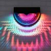 12 Pack Solar Fence Wall Lights Rechargeable Outdoor Security Lights