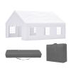 20x20FT Party Tent Heavy Duty, Large Event Shelters with 2 Storage Bags & Removable Sidewalls