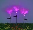 LED Solar Coral Stake Garden Light Rechargeable Pathway Outdoor Lamp