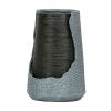 17x17x26 inch polyresin water fountain with broken urn design and built-in light for indoor and outdoor garden, lawn, backyard, and porch décor.