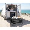 Lightweight Aluminum Roll Up Folding Camping Table with Carry Bag