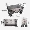 Collapsible Heavy Duty Beach Wagon Folding Utility Cart