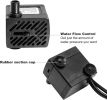 Pump for Indoor Water Fountain with Single/Ring Led Light