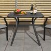 Outdoor Patio Bar Coffee Table for Backyard Garden