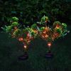 LED Dandelion Flower Solar Stake Light Outdoor Garden Decorative Light