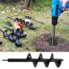 Garden Auger Drill Bit Spiral Earth Hole Digger for Planting