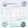 Walk In Tunnel Greenhouse with Watering System Heavy Duty Portable Plant Shelter