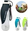 Portable Pet Drinking Fountain Cup with Food Storage Container
