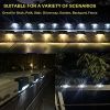 Solar Outdoor Deck Lights LED Garden Walkway Lights