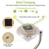 4 Pack Solar Diamond Garden Stake Lights, 7-Color Changing LED, IP65 Waterproof Decorative Pathway Lamps for Garden, Patio, Yard, and Walkways.