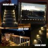 8/16/32 solar outdoor deck lights, garden lights, atmosphere lights, LED walk lights, light source control, suitable for balconies, terraces