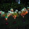 LED Dandelion Flower Solar Stake Light Outdoor Garden Decorative Light