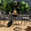 Backyard Garden Patio Fire Pit Dining Table