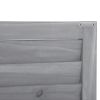 Wooden Garden Storage Shed 3 Tier Outdoor Cabinet Lockable Organizer
