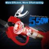 21V Cordless Electric Pruning Shears 40mm 1.57" Electric Branch Scissors Tree Branch Cutter