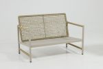 4 Pieces Patio Furniture Set, PE Rattan Wicker 4 Pcs Outdoor Sofa Set w/Washable Cushion