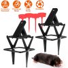 2 Pack Reusable Mole Traps Scissor Style Rodent Control